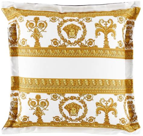 cushion versace black and white pal|White & Black 'I Love Baroque' Reversible Cushion .